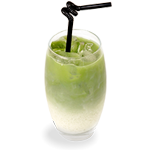 آیس ماچا شیر نارگیل